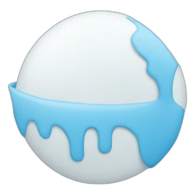 create a white symbol with blue background about birth sticker