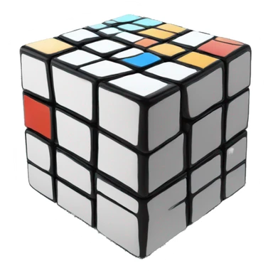 rubik cube sticker