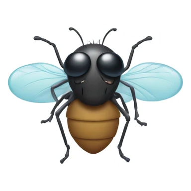 A fly giving a thumbs up  sticker