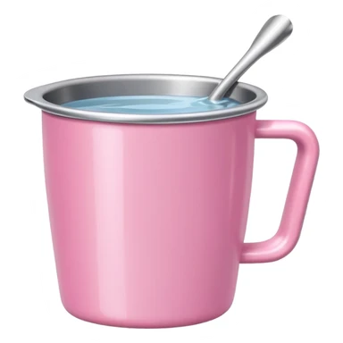 A Stanley pink water cup sticker