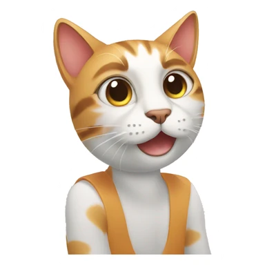 Cat taking mirror selfie sticker