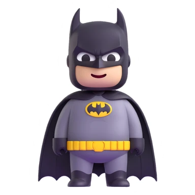 Batman character, 3D emoji style sticker