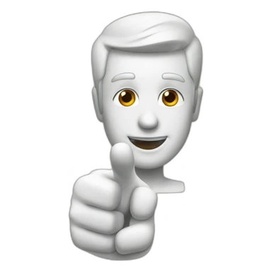 up ward pointing sticker