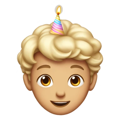 vintage birthday cale sticker