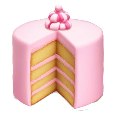 pale pink cake christmas  sticker