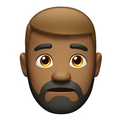 A disappointed man sticker