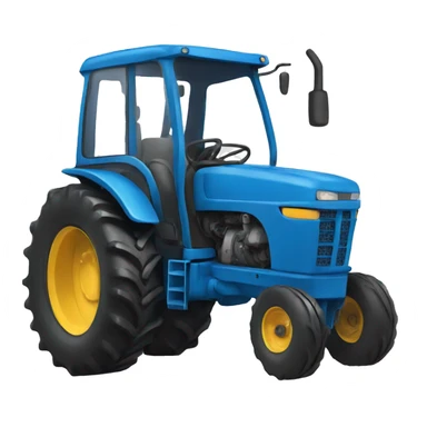 blue tractor sticker