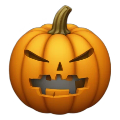 Pumpkin with balisong sticker