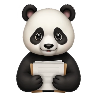 Panda asking for please review my pull request code  sticker