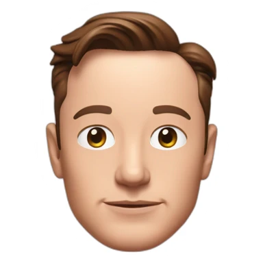 elon musk pink in pool safe sticker