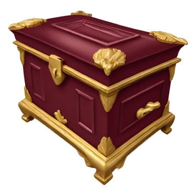 Regency jewelry box maroon color  sticker