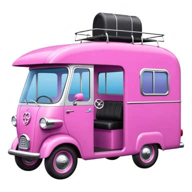 Ultra hotrod Haunted Barbie dream house Caravan motorbike tuk tuk  sticker