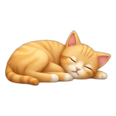 kitten napping sticker