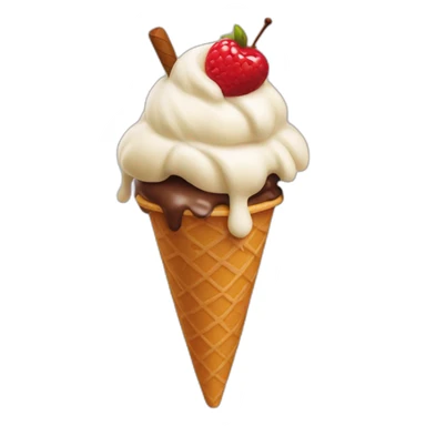 ice cream sundae sticker