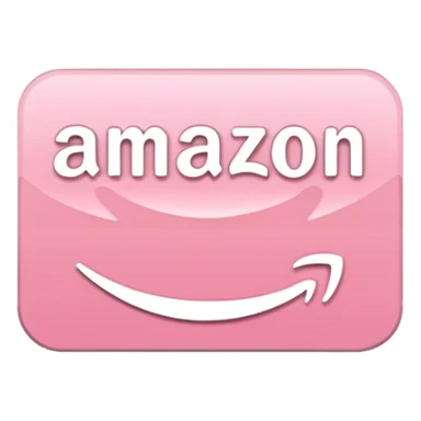 amazon prime video aesthetic logo in pastel pink sticker