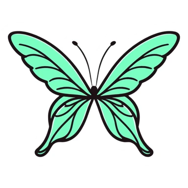 cute fairy wing with sparkles sticker