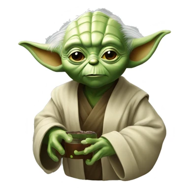 Yoda qui boit du coca sticker