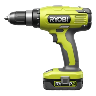 Ryobi ONE+ Taladro atornillador de batería R18PD2 (18 V, 2 baterías, 1,5 Ah, 40 Nm) emoji style  sticker