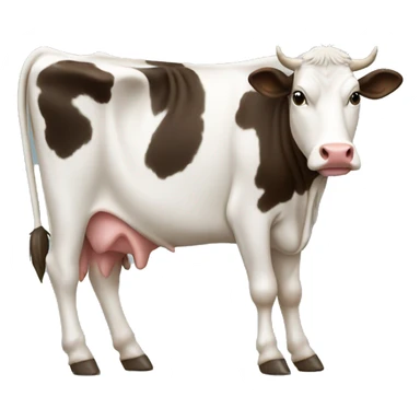 cow side view sticker