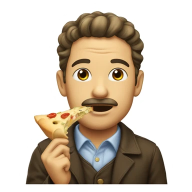 a man eat pino sticker