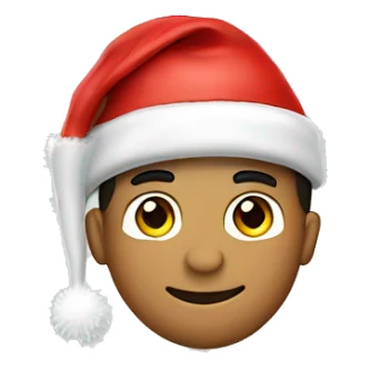 cr7 with santa hat sticker