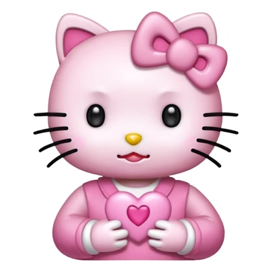 hello kitty enamorada  sticker