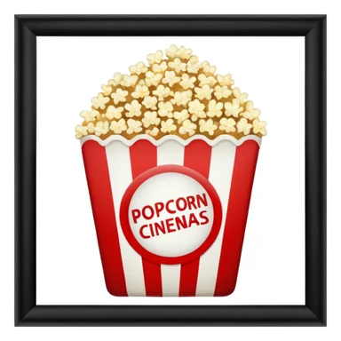 Знак запрещающий есть попкорн в кинотеатрах sticker