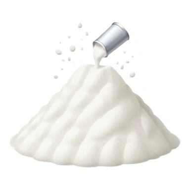 Talcum powder sticker