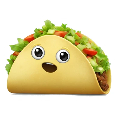 taco with lime slice sticker