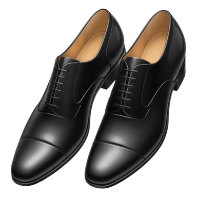 Black suit shoes sticker