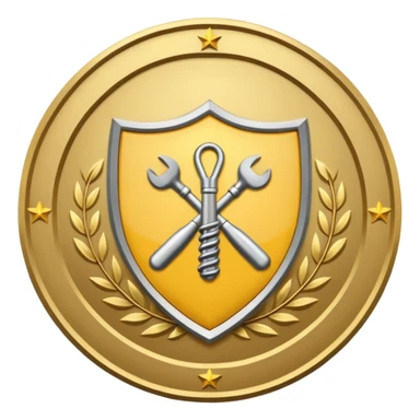 health and safety crest sticker