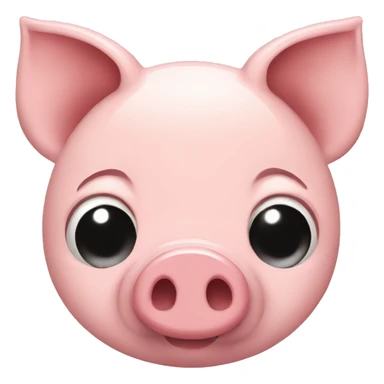 pig with aureole sticker