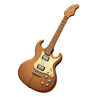 rock guitar sticker