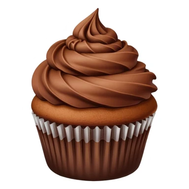 soft brown cupcakes sticker