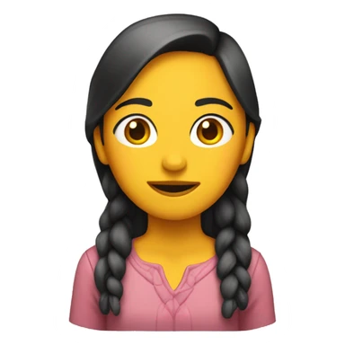 chica colorada sticker