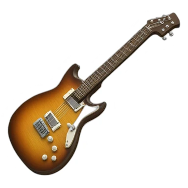 optical-fiber e-guitar sticker