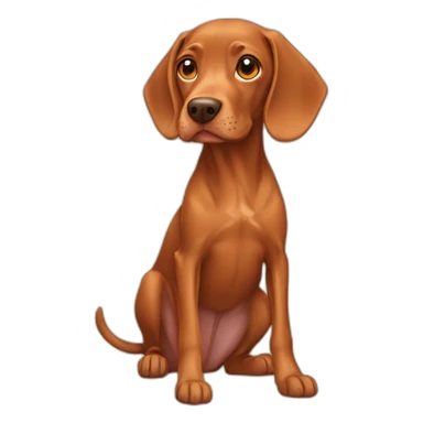 Vizsla dog sticker