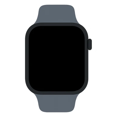 black apple watch sticker