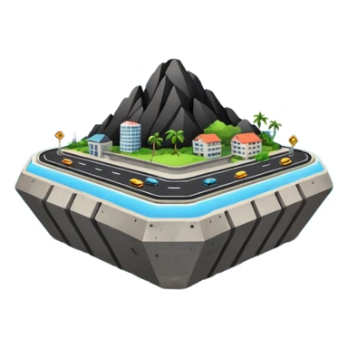 island infrastructure  sticker