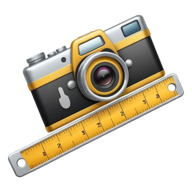 ruler camera sticker