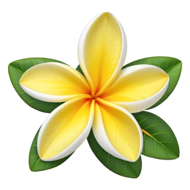 Plumeria sticker