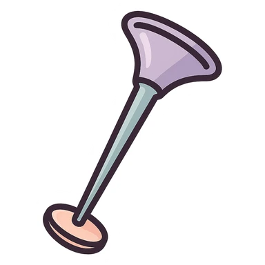 Pinard angled view with very thin body, icon-color-outlined style, detailed shadows and highlights, thin clean contours, soft rounded shapes, pastel palette #98B5BC, #B5B3C1, #C9A3C9, #E4C0CA, #F7DCD1, #F7C0AA, modern Japanese pop art and sticker aesthetic, soft lighting, transparent background sticker