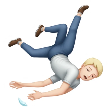 Crashing out sticker