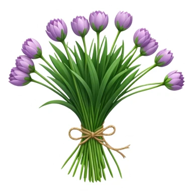 chives herb bouquet sticker
