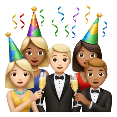 holiday New year vibe sticker