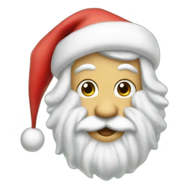 Santa eat elf sticker