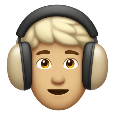 beige earmuffs sticker