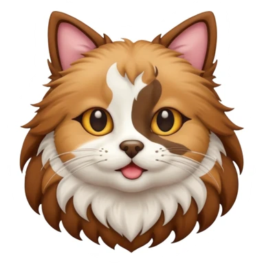 cat fused with dog sticker