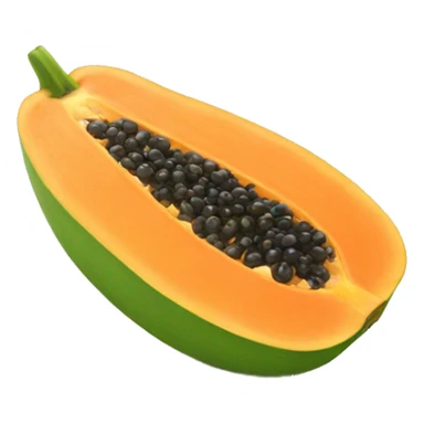 Papaya fruit sticker