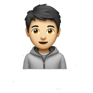 laptop with Asian university student sticker